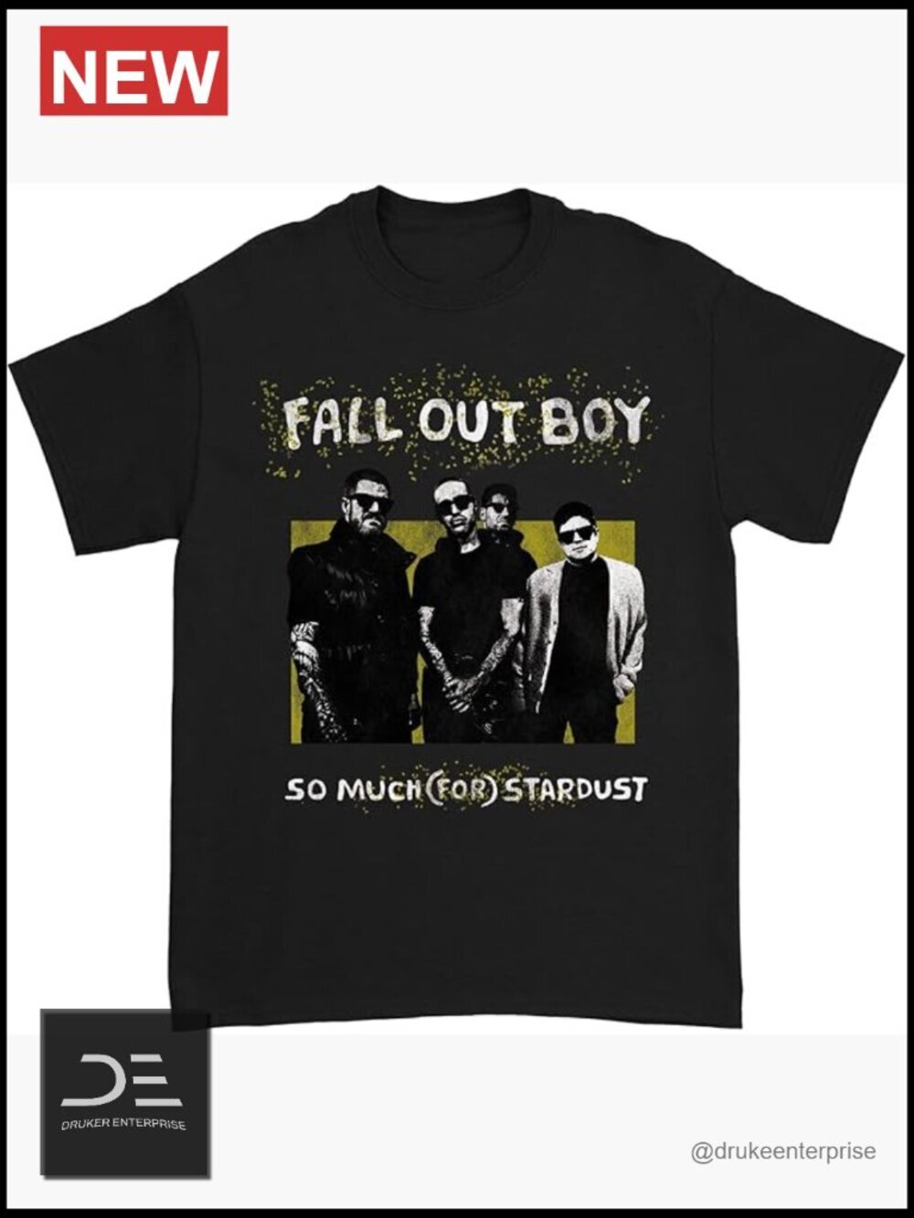 Band Photo Tee - Cotton Crew Neck Short Sleeve Regular Fit Pull On T-Shirt
